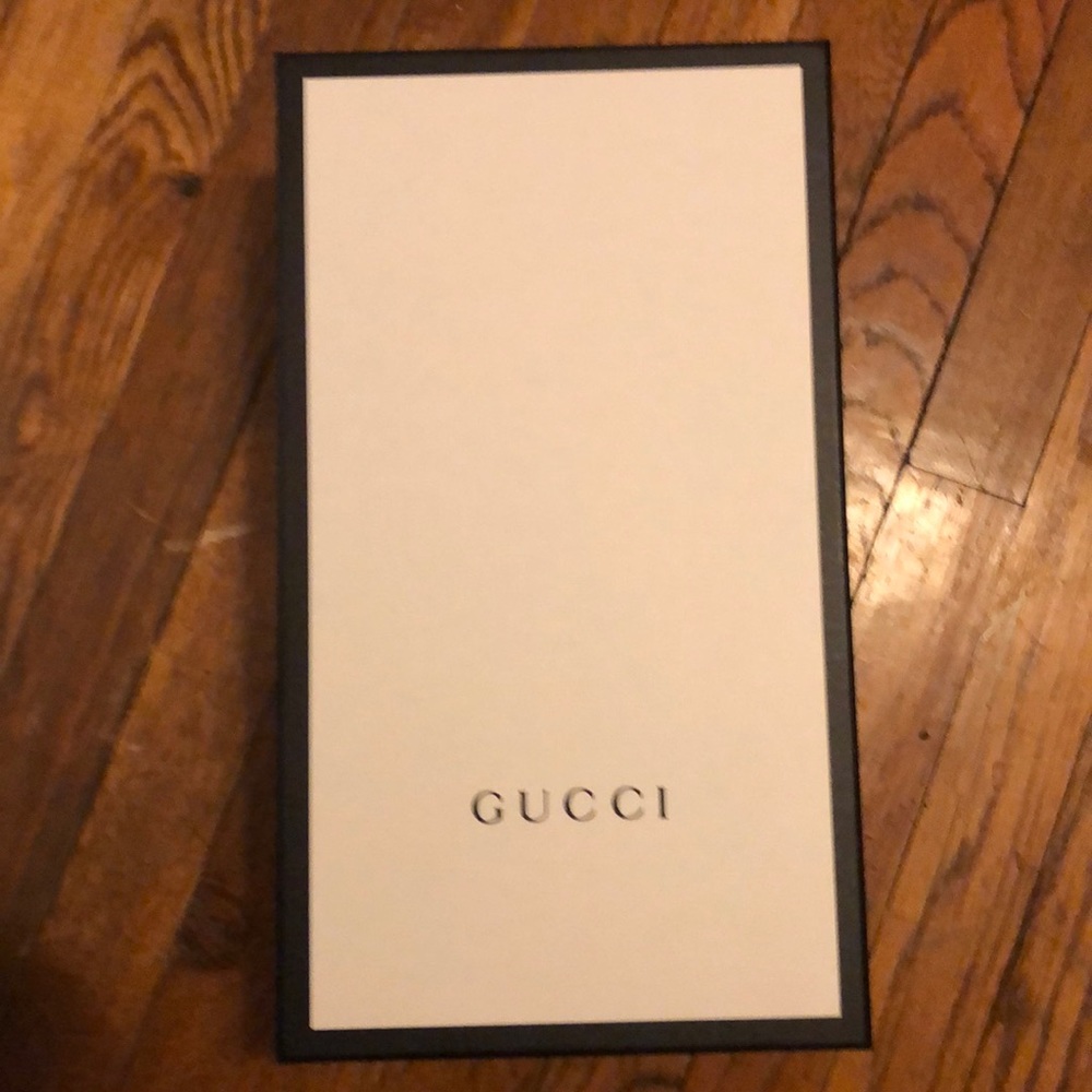 Gucci shoe box.